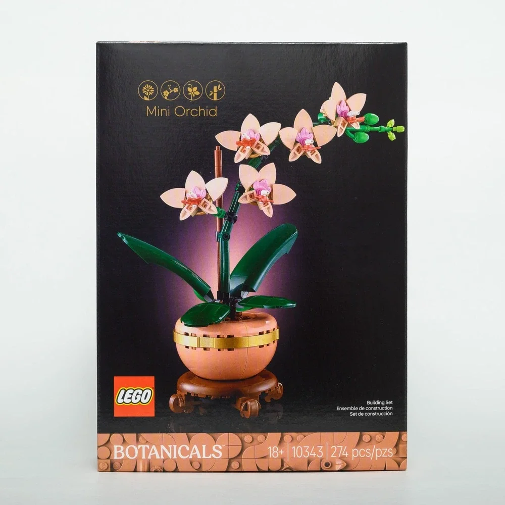 LEGO Botanicals: Mini Orchid Building Set (10343) - Flower Decor Craft - NEW